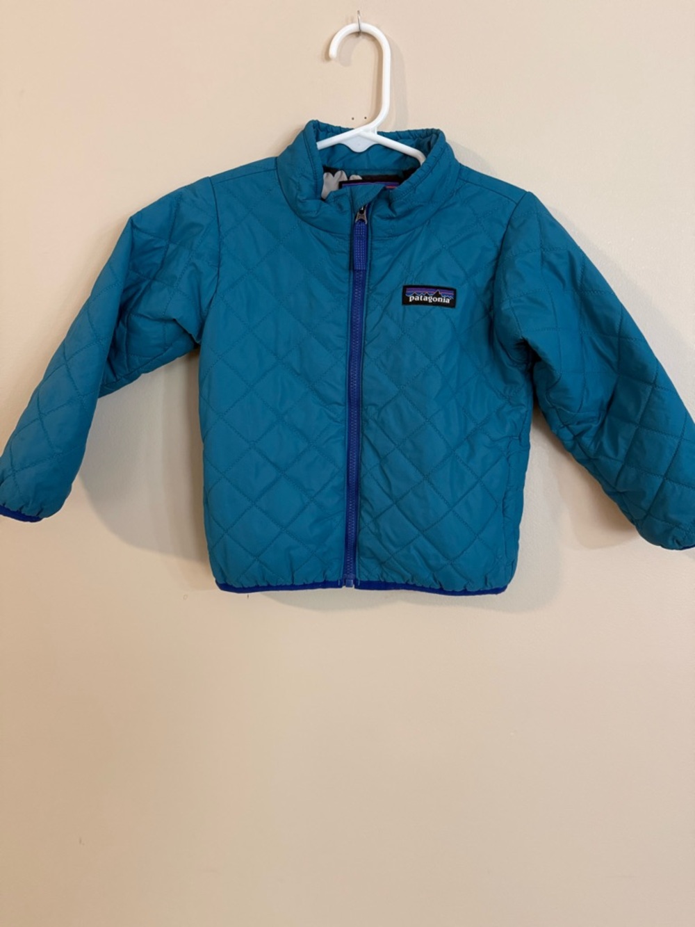 Patagonia Teal Quilted Puffer Jacket - Kids 2T